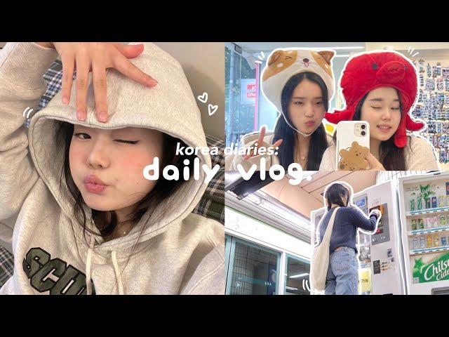 KOREA VLOG Hongdae, friends, gaming room, mukbangs, etc