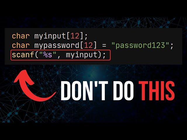 Be Careful When Using scanf() in C