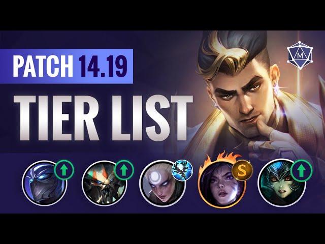 NEW Updated TIER LIST for Patch 14.19 Split 3 | League of Legends