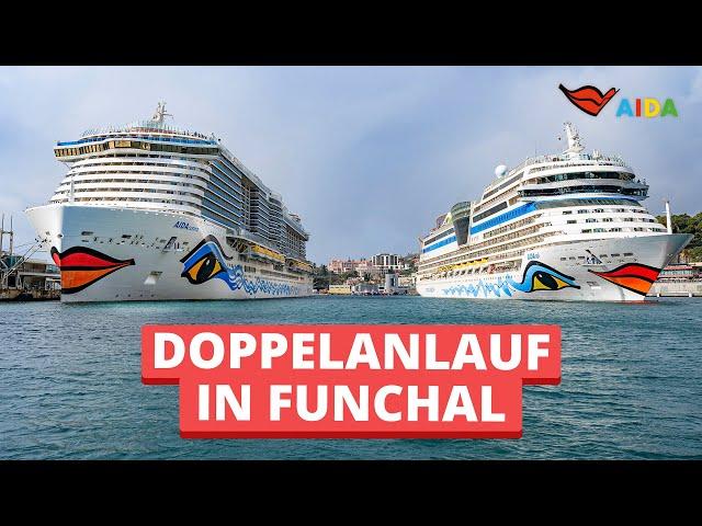 AIDAcosma und AIDAsol | Doppelanlauf in Funchal auf Madeira