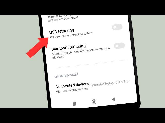 Redmi mobile usb tethering not working | Redmi usb connect | Redmi mobile usb tethering settings