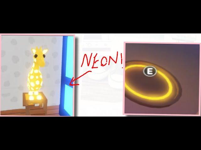 NEON PET YAPTIM  ! (adopt me)