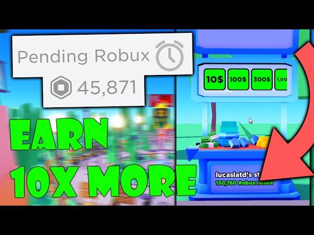 EASY METHODS to earn 10x MORE ROBUX in Pls Donate 