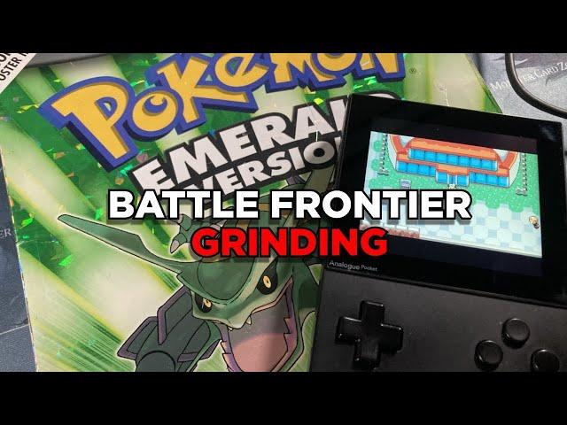 Pokemon Emerald Battle Frontier Grinding for Gold Medals