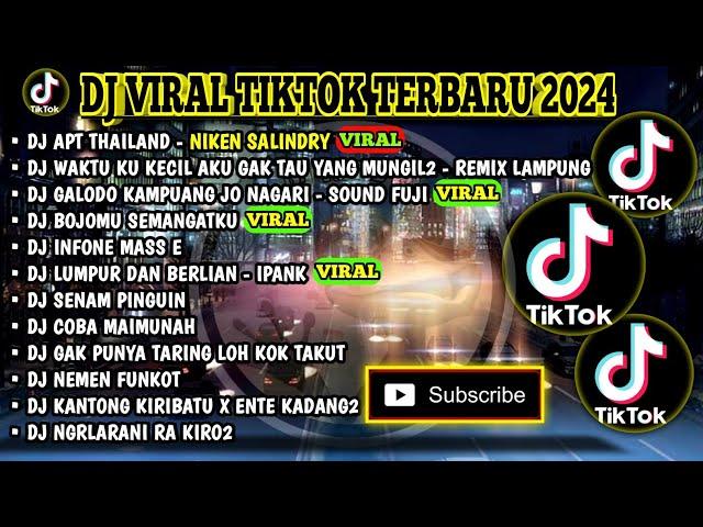 DJ VIRAL TIKTOK TERBARU 2024 | APT THAILAND - NIKEN SALINDRY | WAKTU KU KECIL - REMIX LAMPUNG