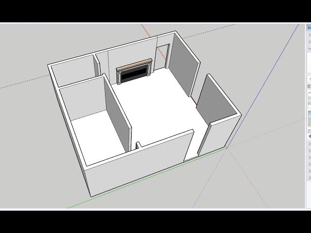 SketchUp 2024 Model an AutoCAD Plan