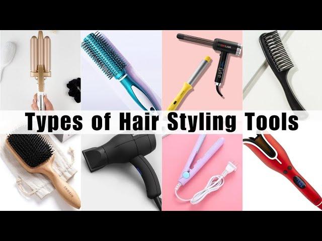 Types of Hair Styling Tools with Names