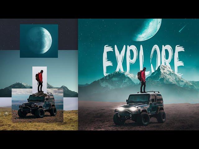 The Making of Photo-Manipulation: Explore | Photoshop Compositing Tutorial