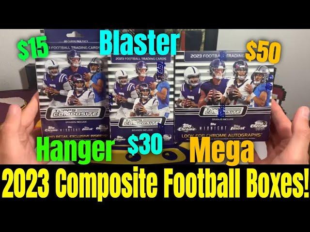 *ALL THREE 2023 COMPOSITE FOOTBALL BOXES!* Which Box Has The best Value?! Mega Box The Top Dog?!