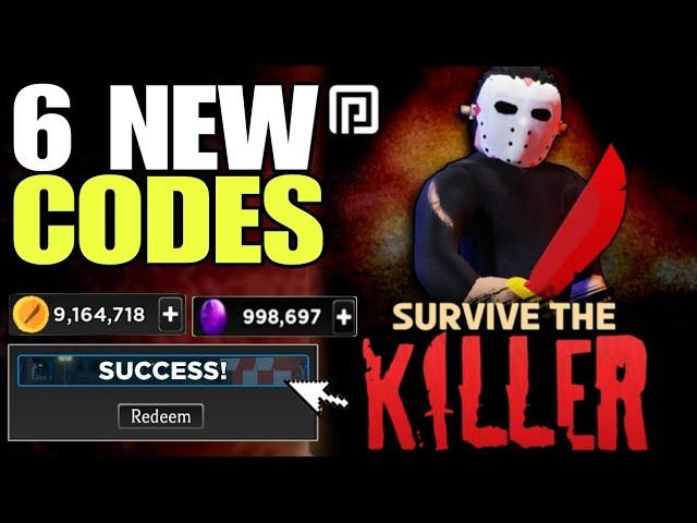 *NEW* SURVIVE THE KILLER ROBLOX CODES 2024 JANUARY | SURVIVE THE KILLER CODES | SURVIVE THE KILLER