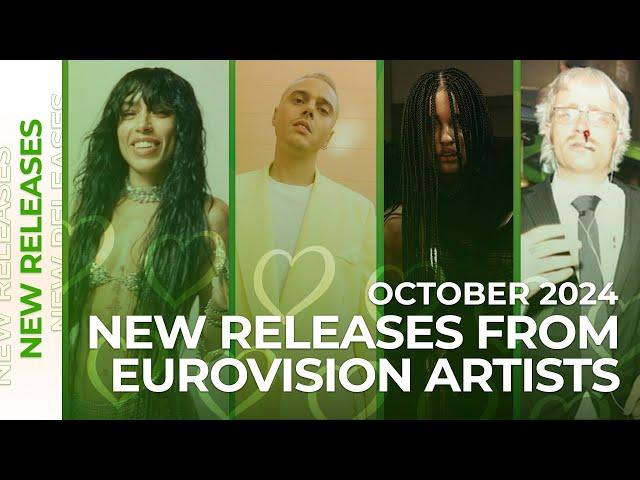 New RELEASES from Eurovision artists | October 2024 | Part 1 | RECAP