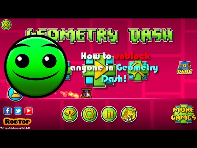 (GD GUIDE) - How to unblock anyone In Geometry Dash!