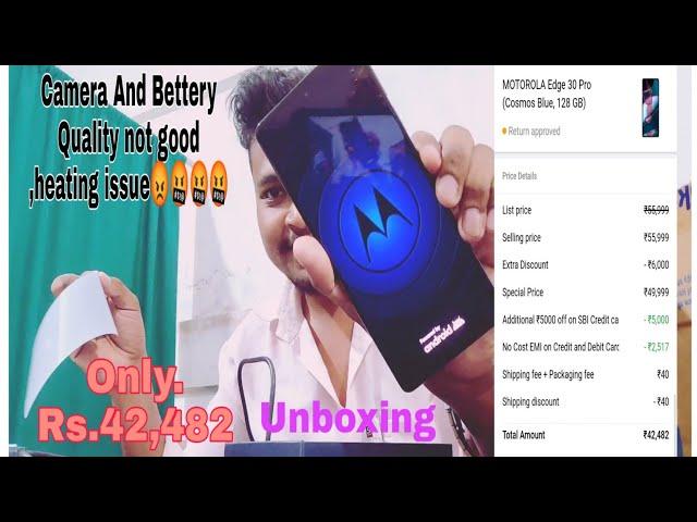 Motorola Edge x30 pro Unboxing.#motox30pro #motonewphone #motogaming #moto30pro