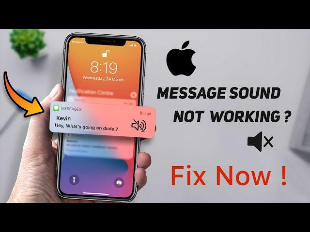 iPhone Message Notification Sound Not Working - Muting Text Conversations FIX