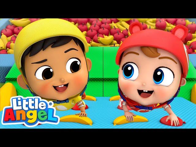 Apples and Bananas Playground Competition | @LittleAngel Kids Songs & Nursery Rhymes