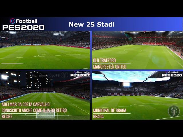 PES 2020 • 25 Nuovi Stadi Per Sider 6.2 (Stadium Server)