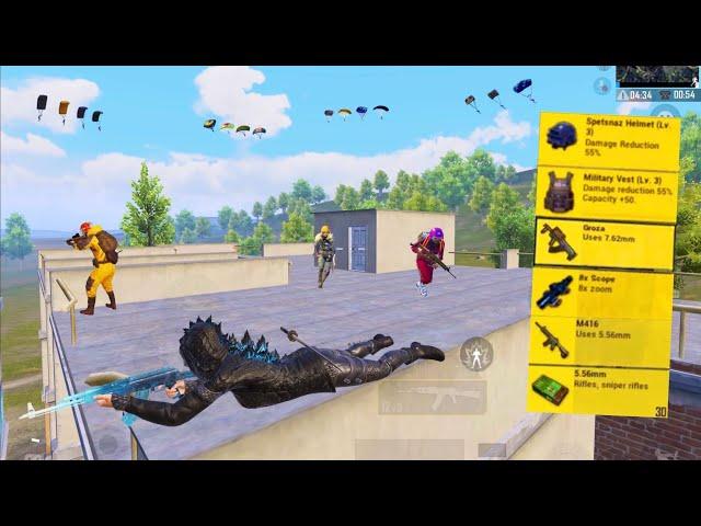 NEW BEST LOOT GAMEPLAY TODAYGROZA + M416 + 6x | PUBG Mobile
