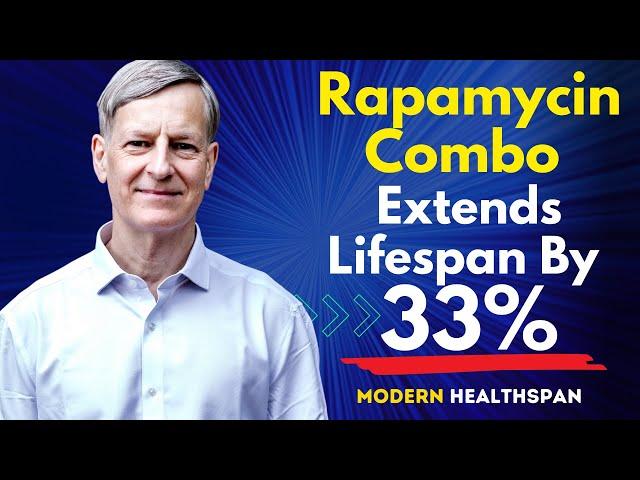 Lifespan Extension of 33% - With Rapamycin Combo