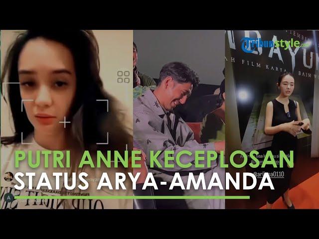 PUTRI ANNE KECEPLOSAN! Bongkar Status Arya Saloka dan Amanda Manopo, Singgung soal Hubungan Asmara