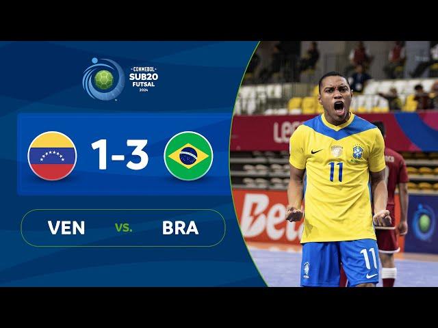 VENEZUELA vs. BRASIL [1-3] | RESUMEN | CONMEBOL SUB20FS | FASE DE GRUPOS