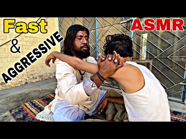 ASMR || FAST & AGGRESSIVE MASSAGE BY BABA BANGALI || FULL BODY RELAXING THERAPY || #asmr #relax