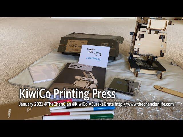 TheChanClan: KiwiCo Printing Press - Review, Demo, & Tips - Eureka Crate