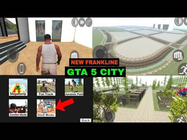 GTA 5 mode city and new frankline character | new zoo | plugin new update | indian bike driving 3d