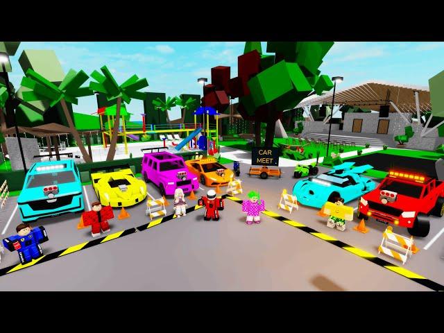 HUGE CAR MEET IN BROOKHAVEN RP! (Roblox)