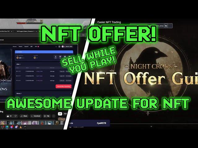 NIGHT CROWS: WHAT IS NFT OFFER!? ITS AWESOME!!