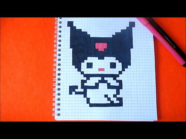 Kuromi My Melody How to Draw Pixel art