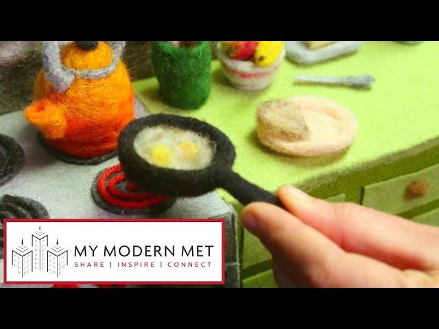 Stop-Motion Animations Made Entirely of Wool by Andrea Love