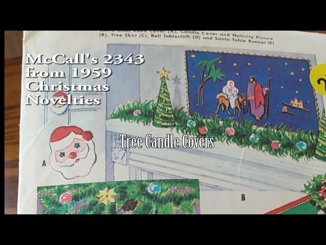 Vintage Christmas Novelties  McCall's 2343 from 1959