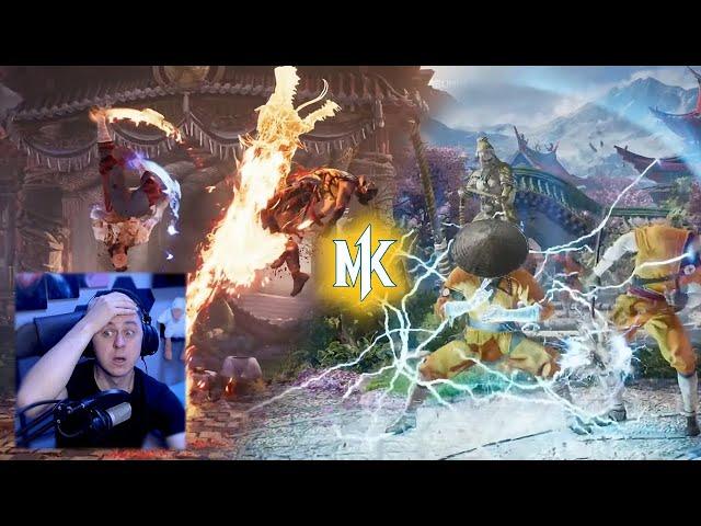 (16+) ПЕРВАЯ РЕАКЦИЯ GREENDEN НА ГЕЙМПЛЕЙ #MORTAL KOMBAT 1