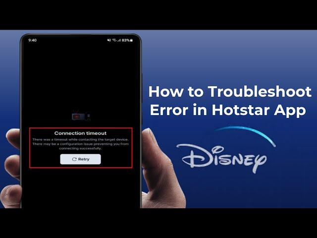 How to Fix Connection Timeout Error on Hotstar | Android Device