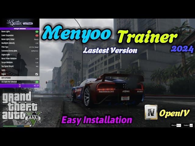 How to Install Menyoo Trainer In GTA 5 | How to mod GTA 5 | Menyoo Trainer Latest Version