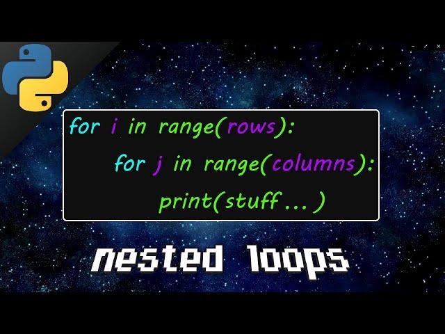 Python nested loops 