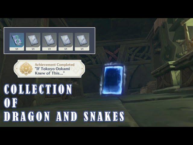 Lost Book | Collection of Dragon and Snakes World Quest | World Quest Enkanomiya | Genshin Impact |