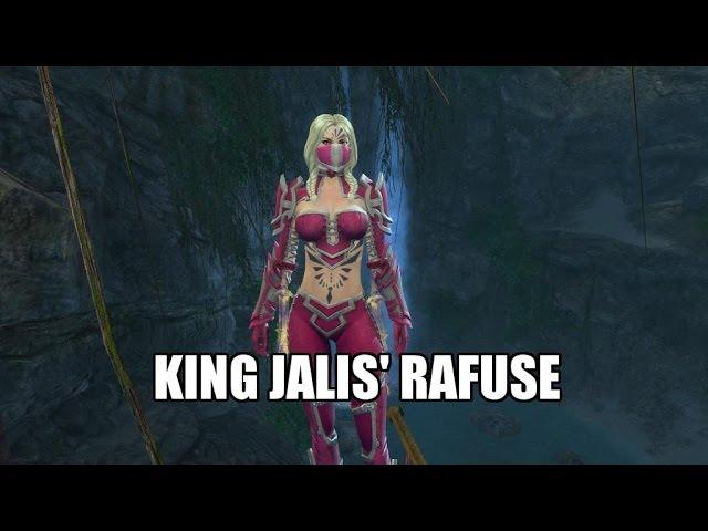 Guild Wars 2 King Jalis' Refuge Jumping Puzzle | Incinerator Dwarven Building Materials Guide