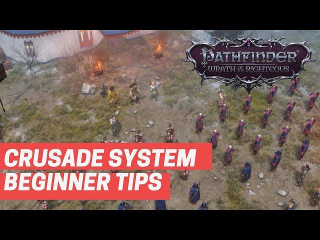 Pathfinder Wrath of the Righteous Crusade System 10 Tips and Tricks | Pathfinder WOTR