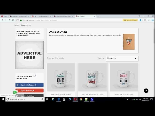 PrestaShop How to change Modules Position in left and right column