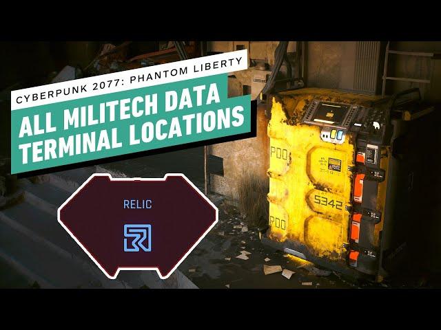 Cyberpunk 2077: Phantom Liberty - All Militech Data Terminal Locations