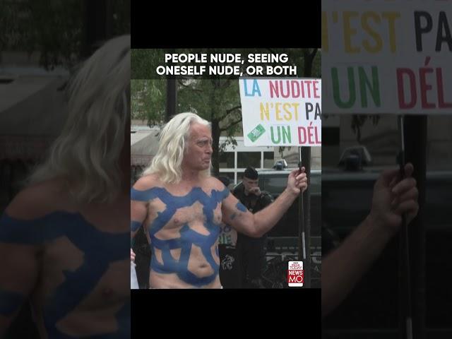 Naturists Demonstrate Against Nudophobia In Paris | Newsmo