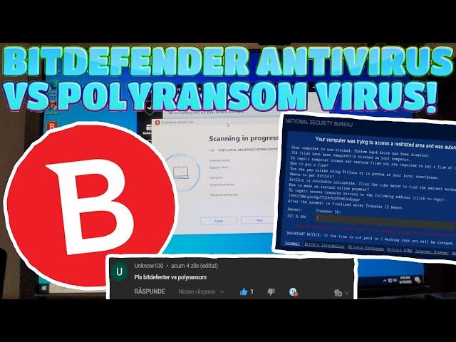 BitDefender Antivirus VS PolyRansom Ransomware!