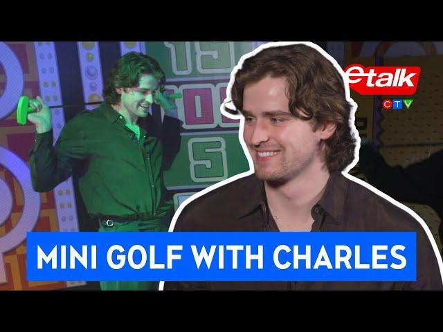 Charles Vandervaart talks 'Outlander' while playing mini golf | Interview