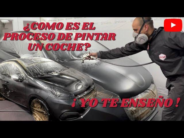 ¿ Como es pintar un Coche ? ¡ Yo te enseño todos los pasos y todo el proceso ! APRENDE GRATIS !