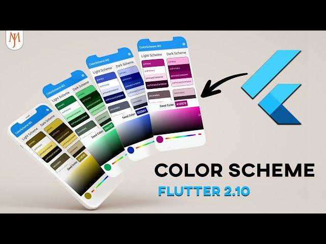 Flutter Tutorial - NEW Material 3 Color Scheme Generation [2022]