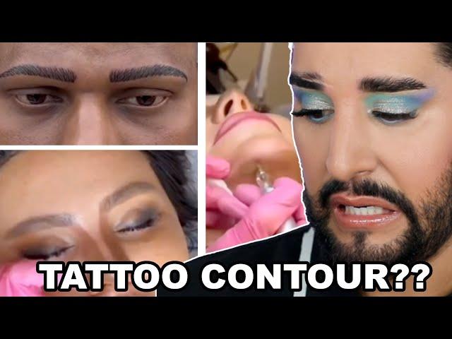 Terrible Makeup Tattoos And Other Makeup Hacks | These People Belong In Prison PRO MUA Reacts