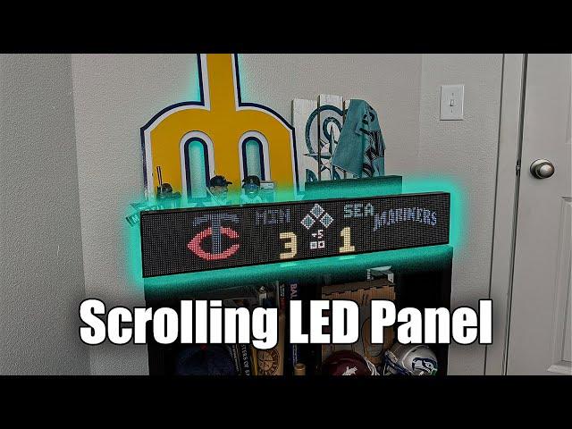 Glance-LED's NEW Scrolling Ticker Panel