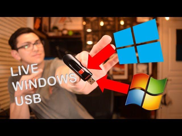 Install and Run Portable Windows 7/8/10 Off a Live USB Flash Drive
