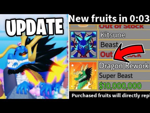 FINALLY! New Dragon Fruit Rework is Going To Release.. ( Winter Update Part 2 - Blox Fruits )